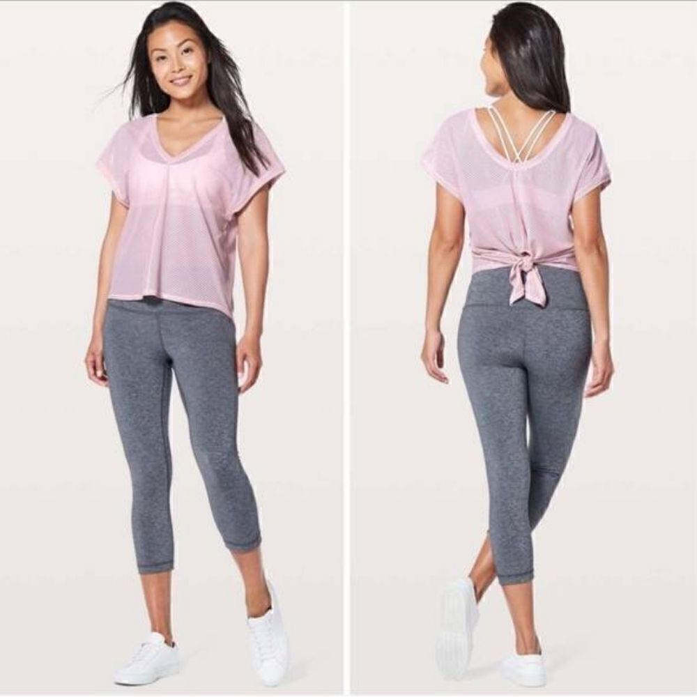 Lululemon Women's Sheer Striped Top Size 4